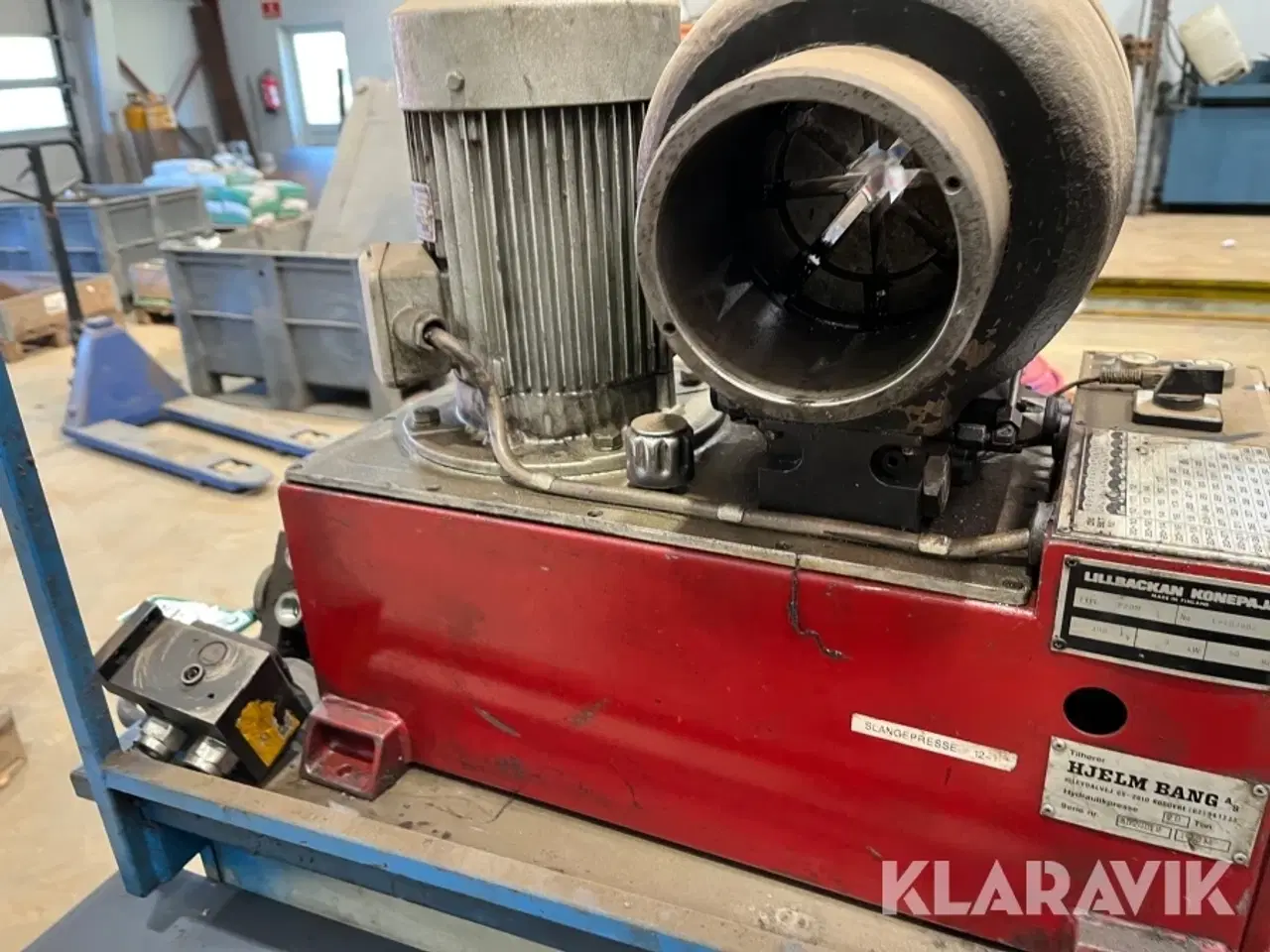 Billede 7 - Slange presser station med udstyr Finn-Power P20M