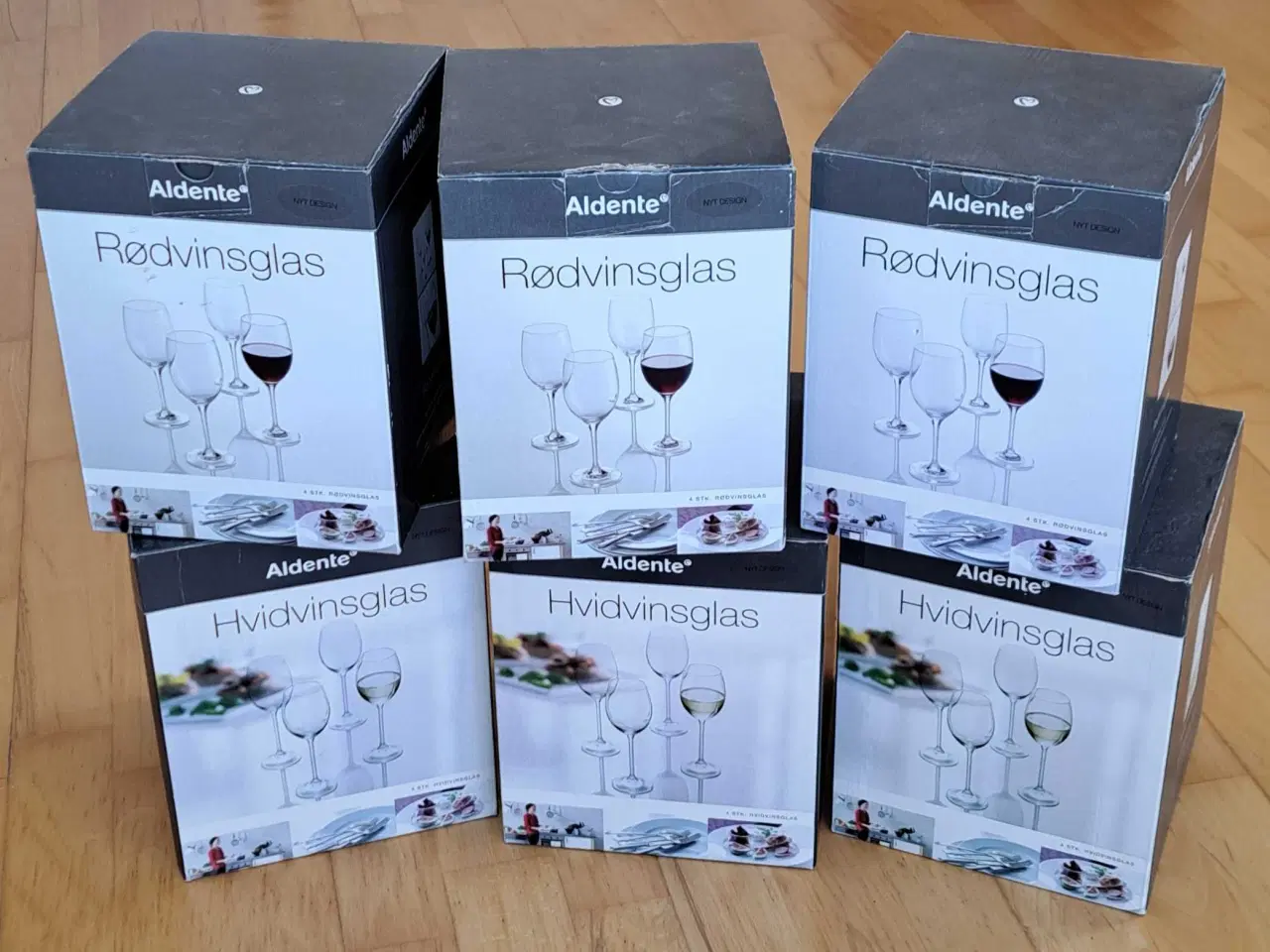 Billede 2 - Nyt 12 pers. sæt vinglas fra Aldente