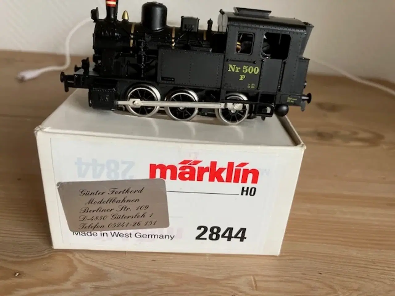 Billede 1 - Marklin Nr 500 DSB F lok Fra (2844) analog Flot lo