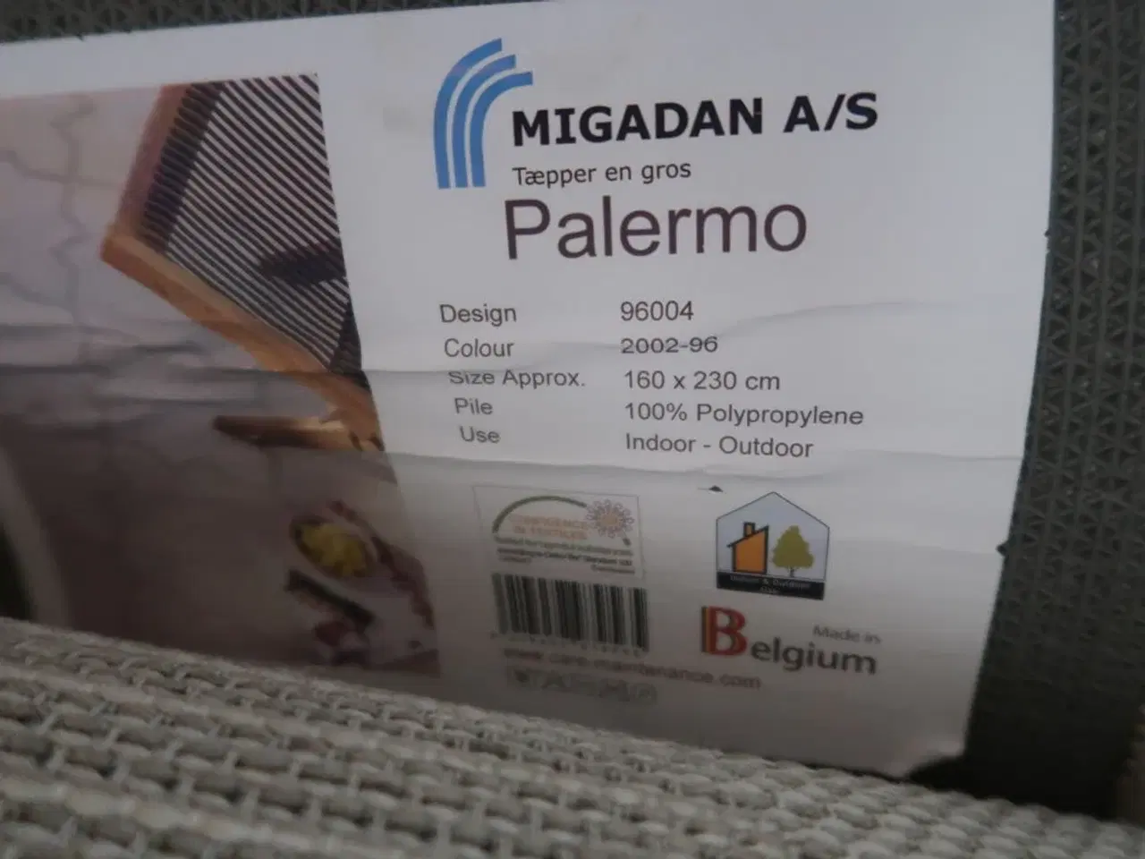 Billede 2 - Gulvtæppe MIGADAN PALERMO 96004 2002-96