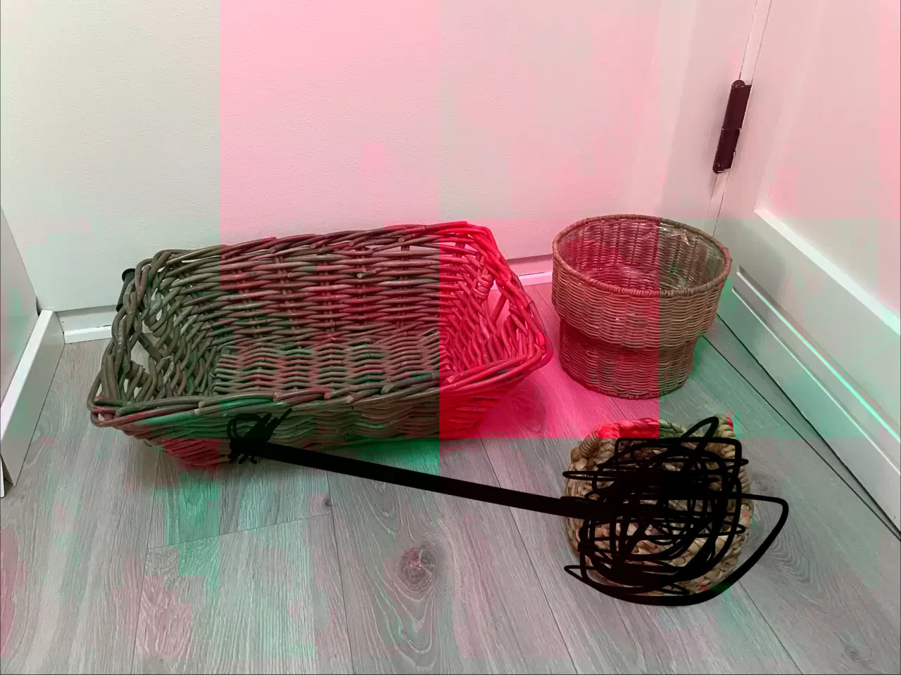 Billede 1 - Nips, lysestager, vinglas, kaffestel, kurve, urtep