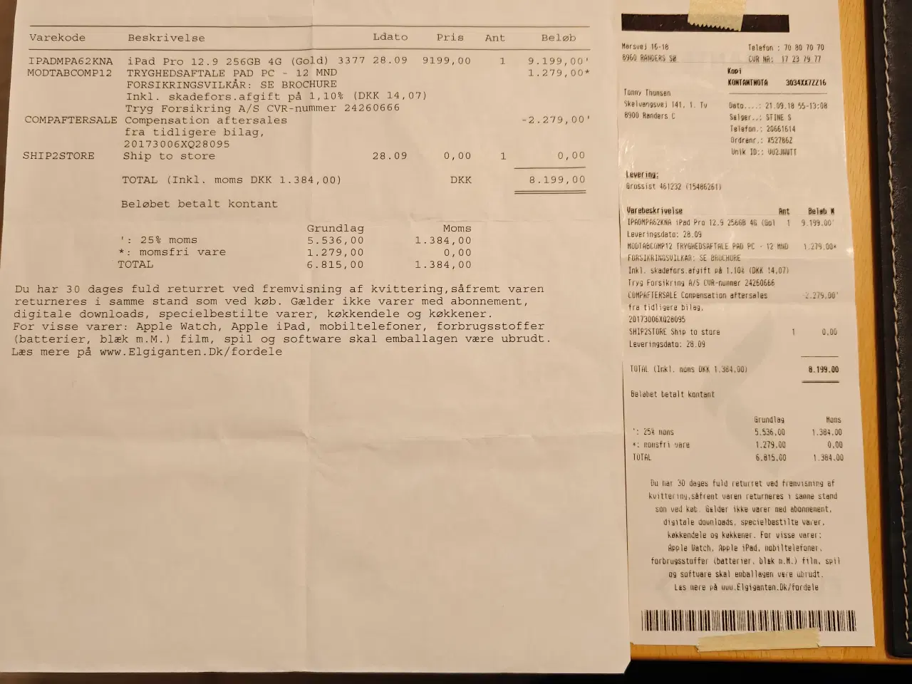 Billede 3 - Overskrift: iPad Pro 12,9" (2. gen) – 256GB – Yder