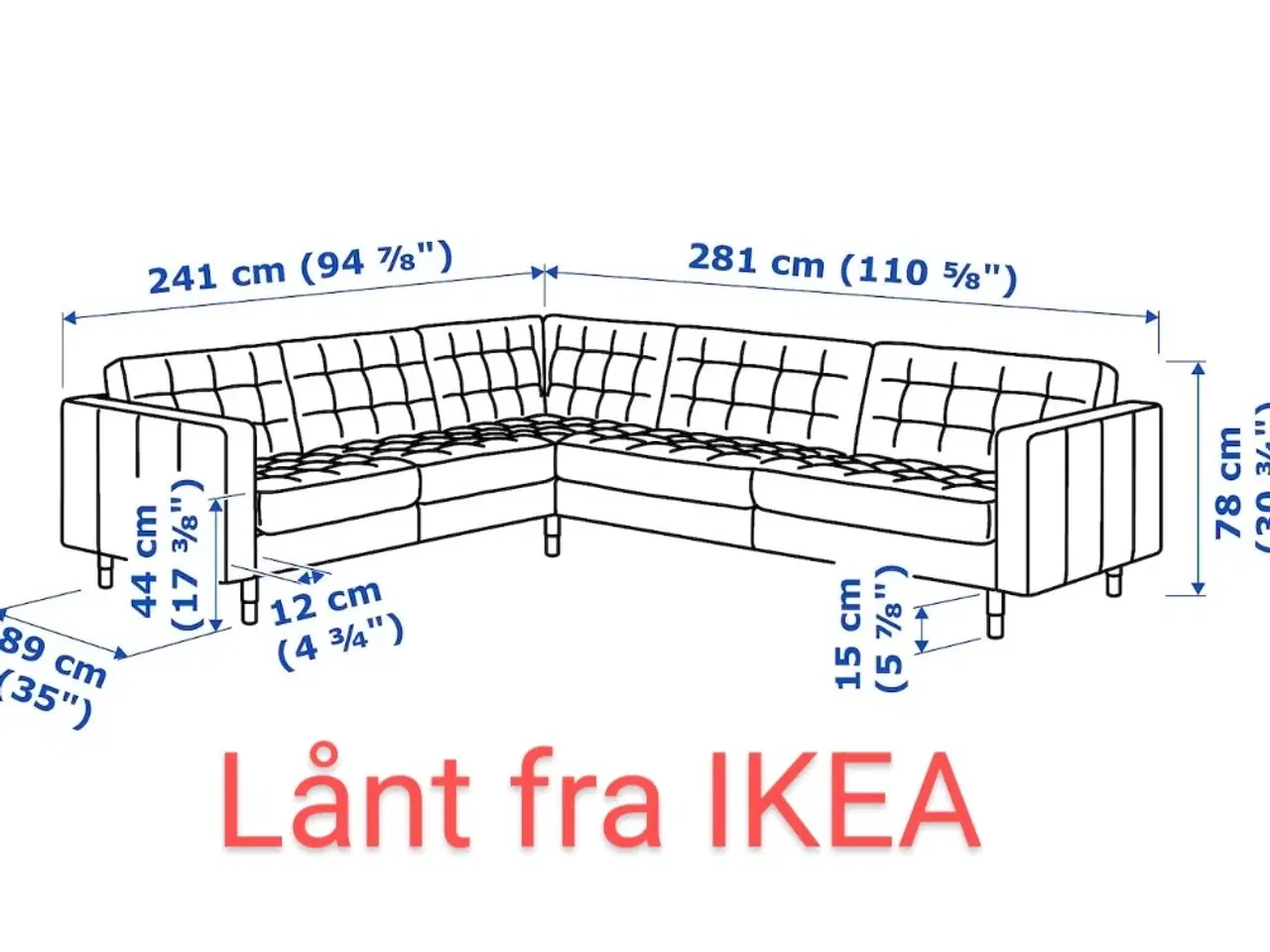 Billede 8 - IKEA hjørnesofa i læder - Landskrona 