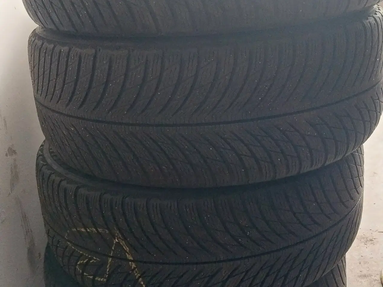 Billede 5 - 5x112 alufælge med vinterdæk