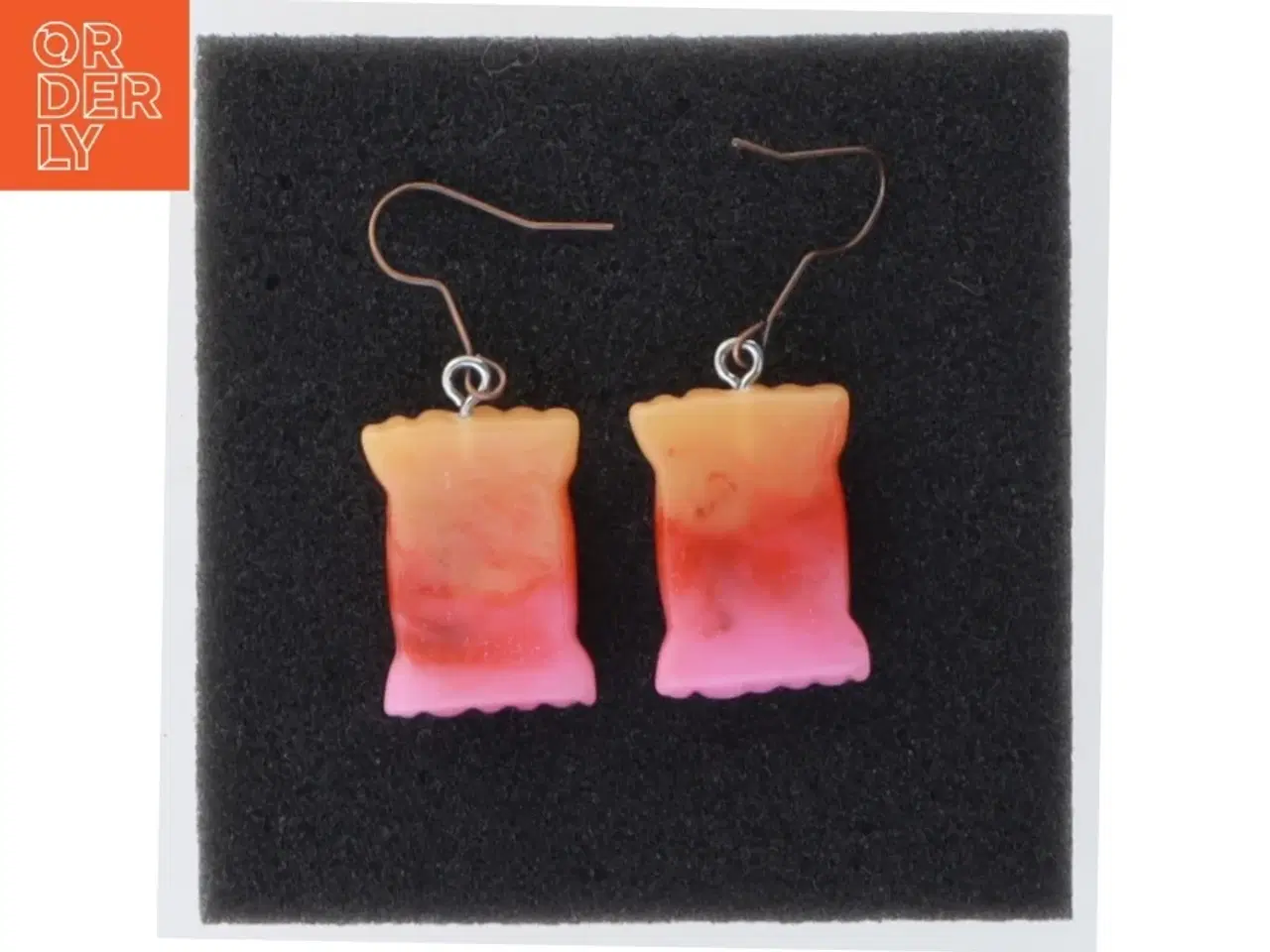 Billede 4 - Øreringe formet som slikposer (str. 1,5 x 2 cm)