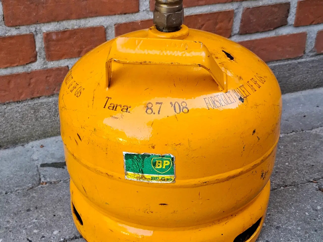 Billede 1 - Gasflaske 5kg jern, tom.