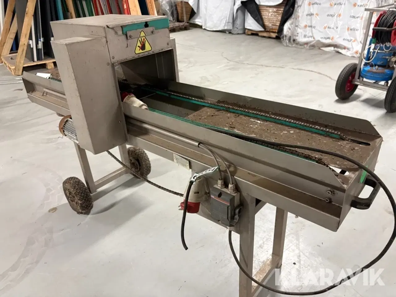 Billede 10 - Vaskemaskine, sorteringsvogn og håndteringsrør Kokkedals GP vask 3 maskiner