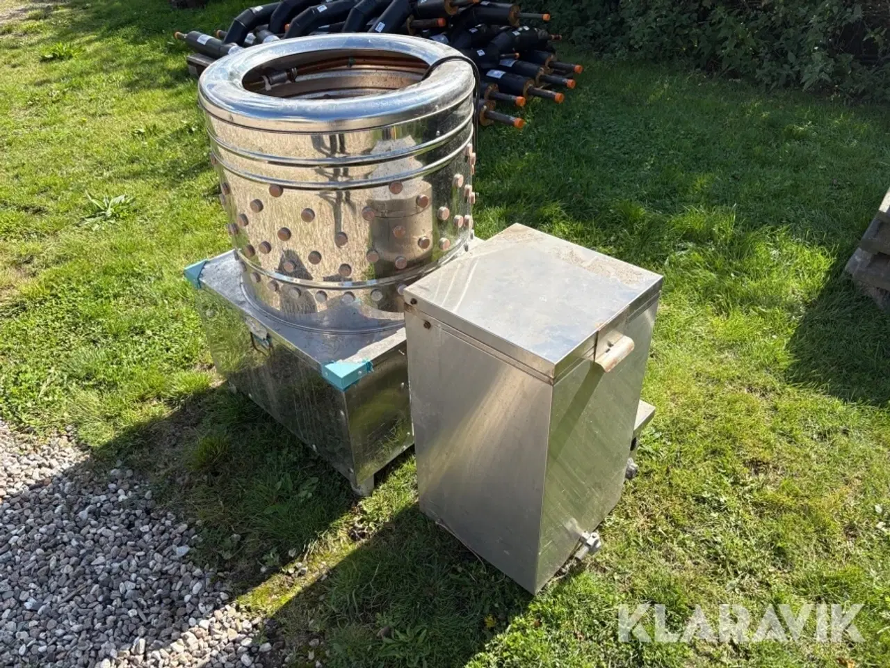 Billede 1 - Plukkemaskine og vokskar til fjerkræ CpLY 60B og 70L-A