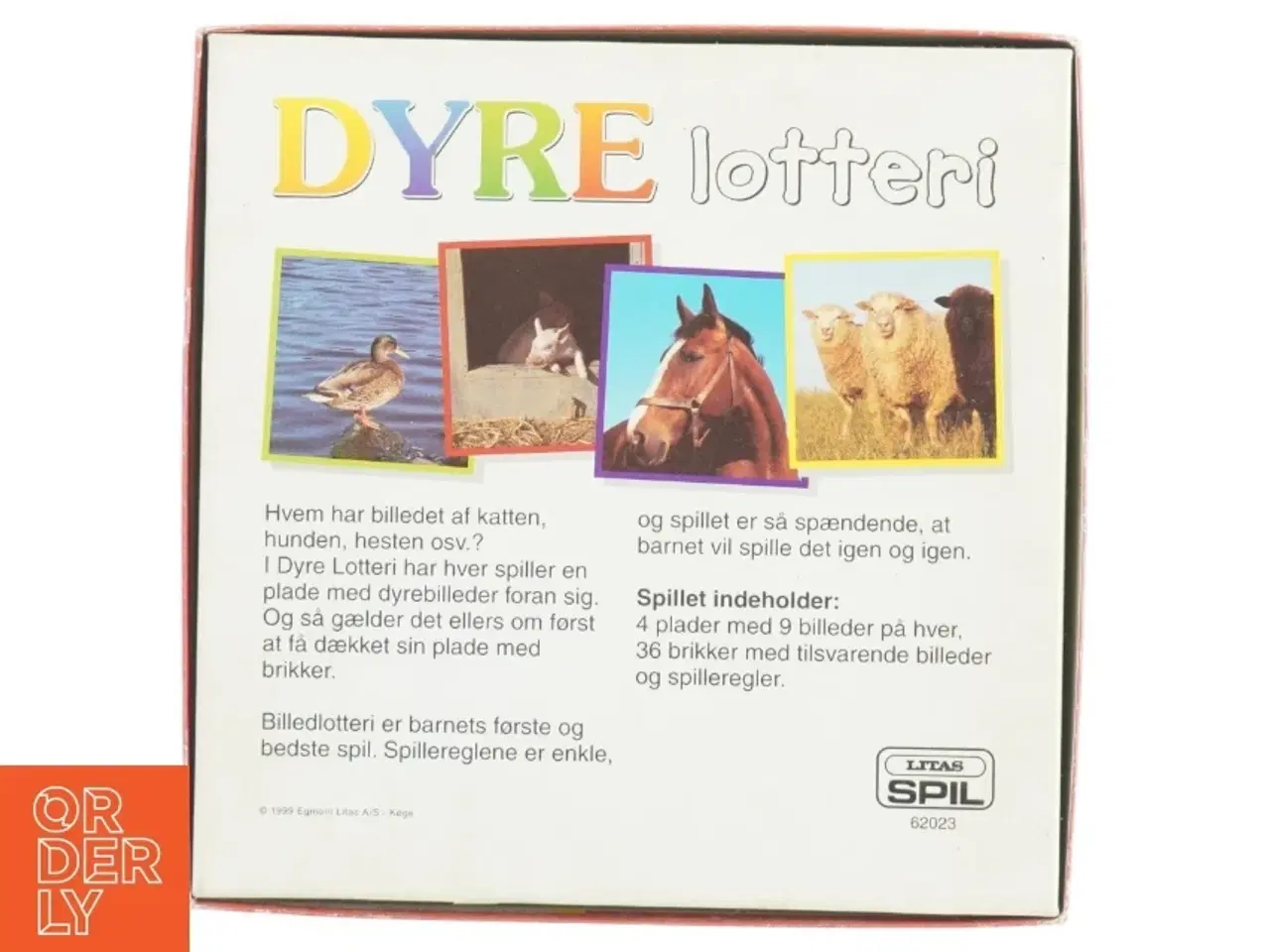 Billede 3 - Dyre Lotteri Brætspil fra Litas Spil (str. 22,5x5 cm)