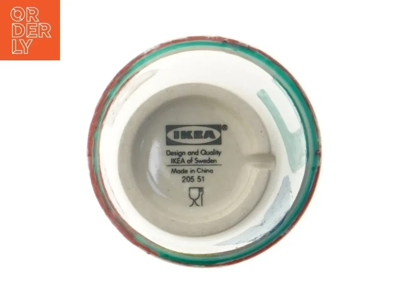 Billede 2 - Keramikkop med farverige design fra IKEA (str. 11 cm)