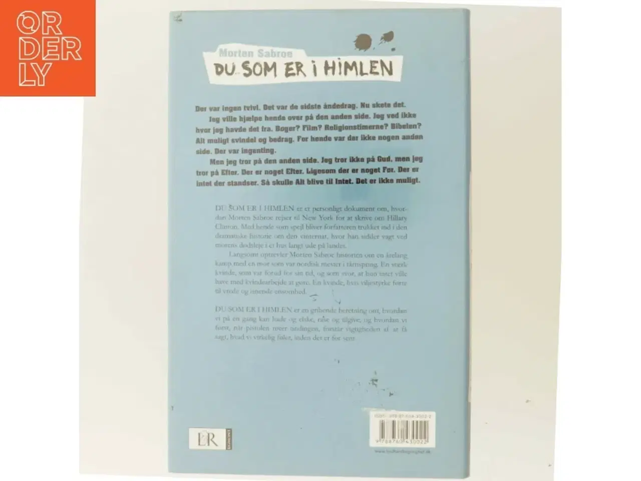 Billede 3 - Du som er i himlen af Morten Sabroe (Bog)