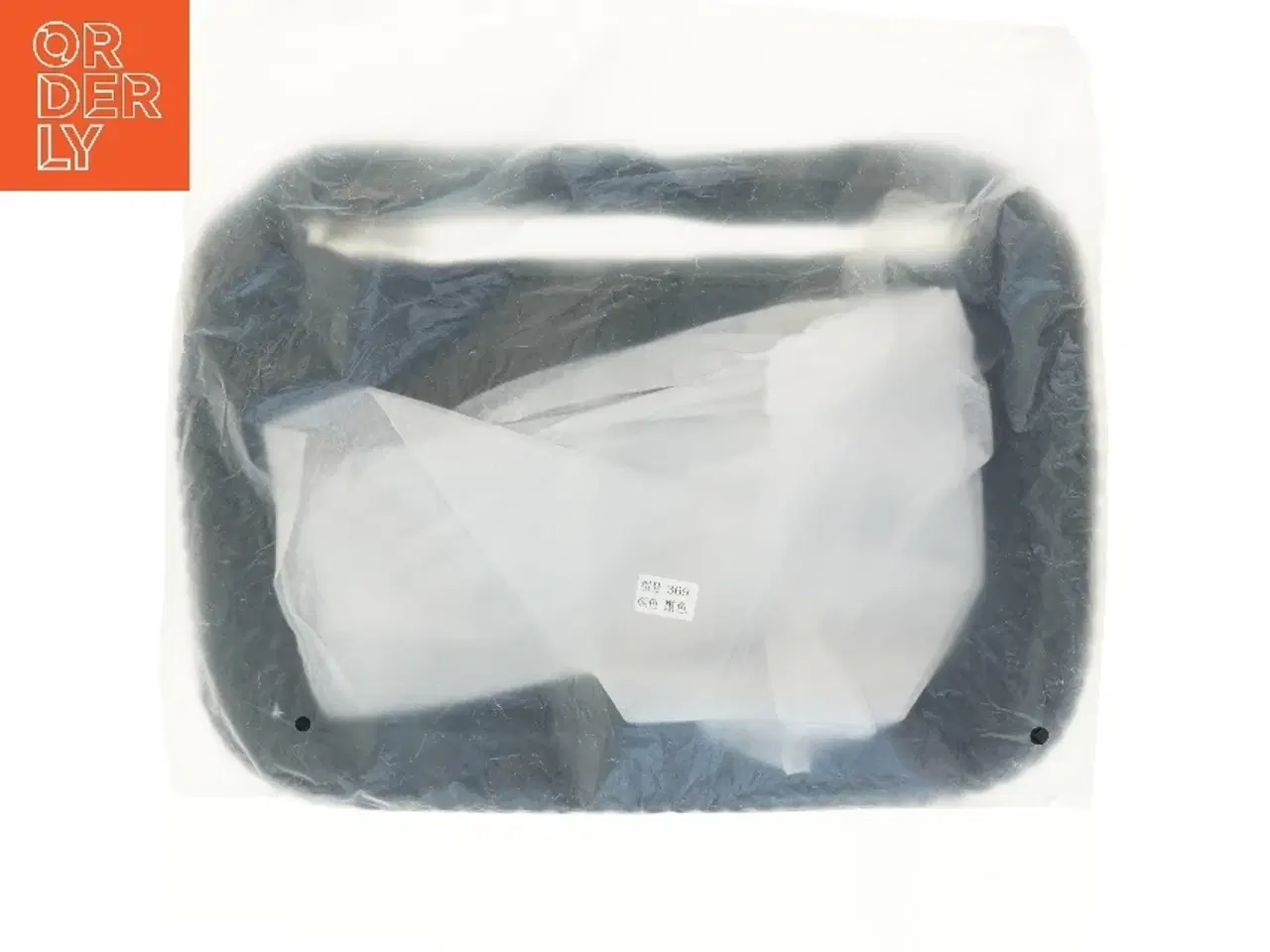 Billede 3 - Sort flet taske med lynlås (str. 47x35 cm)