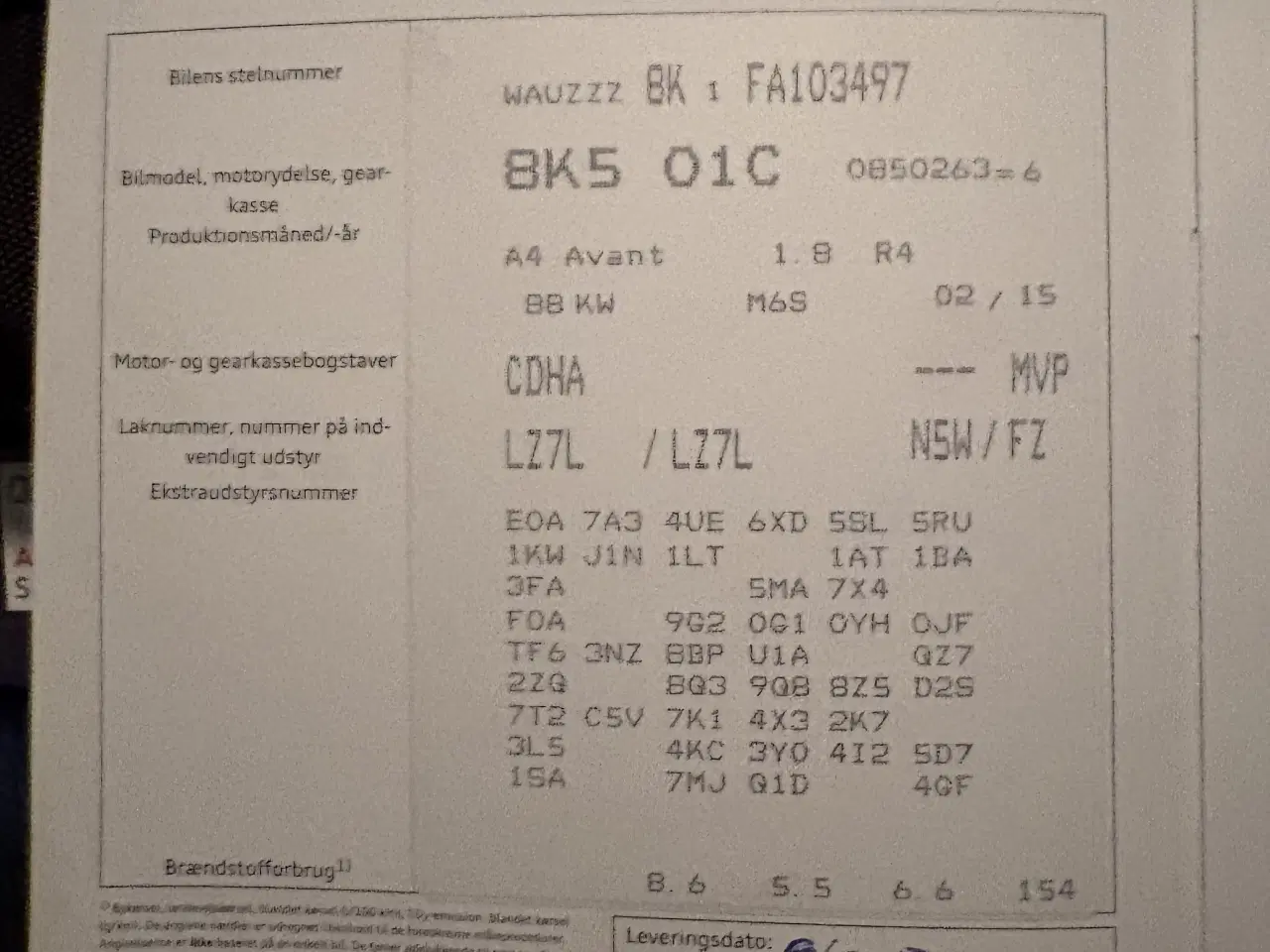 Billede 5 - Forkofanger Audi a4 b8,5 2015