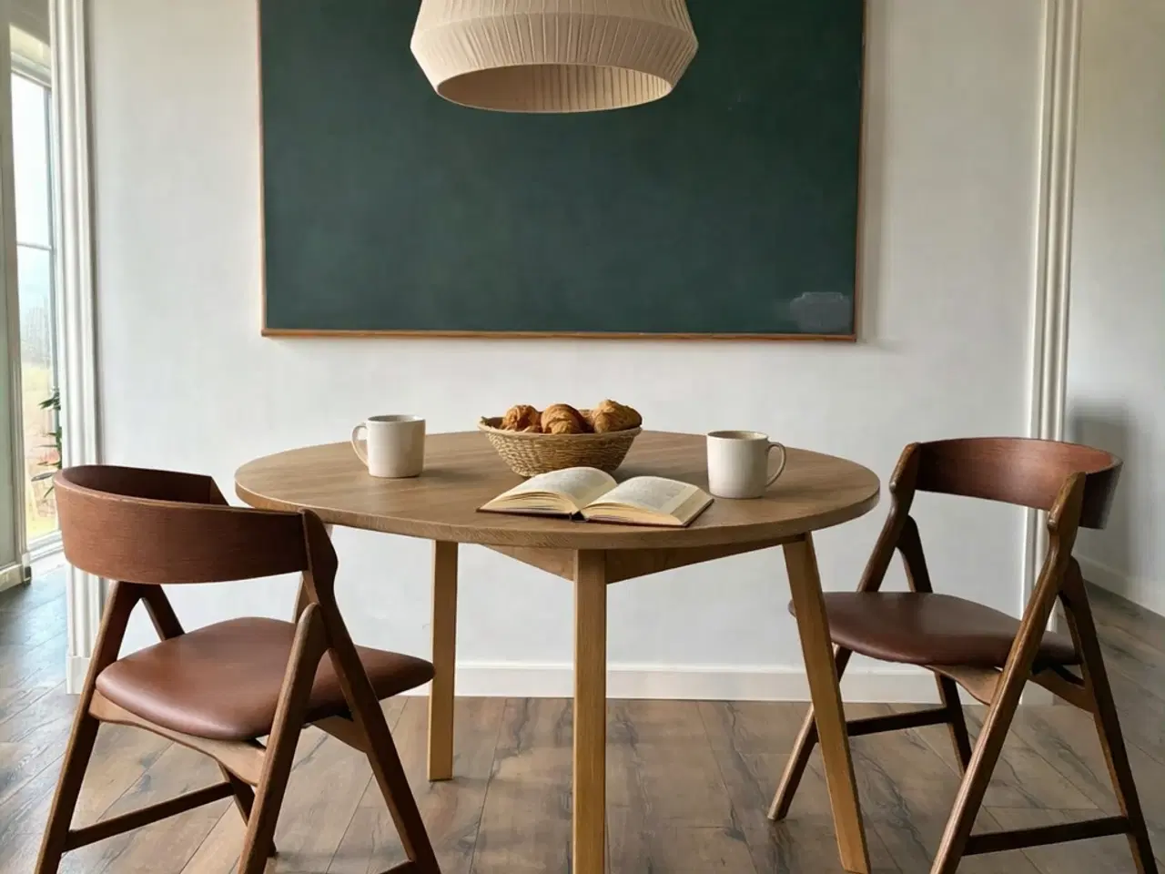 Billede 2 - HAY rundt spisebord i massiv eg - Ø115