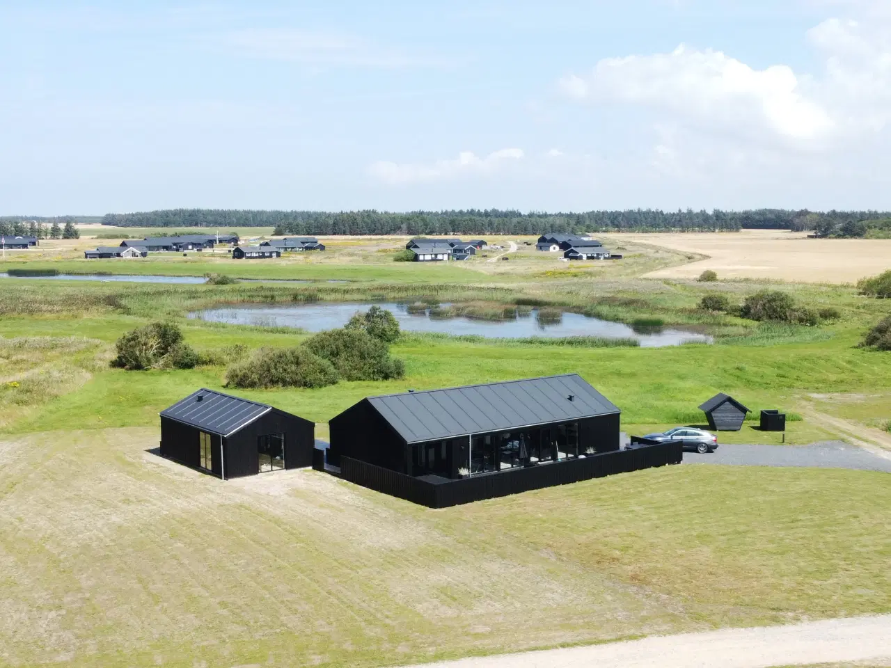 Billede 12 - Luksus Sommerhus med Vildmarksbad, Sauna Tønde
