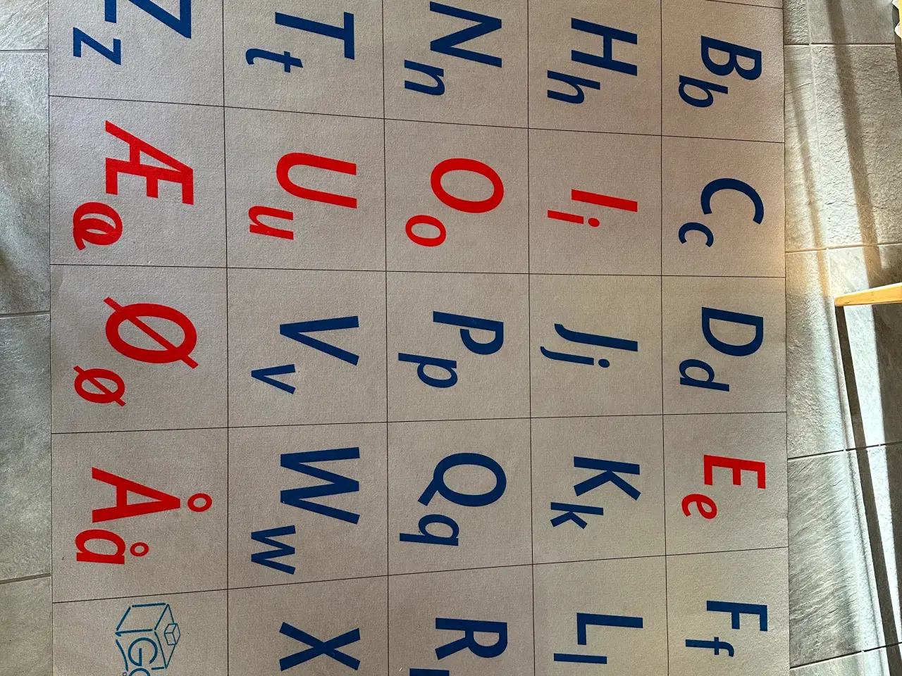 Billede 1 - Gonge bogstavtæppe