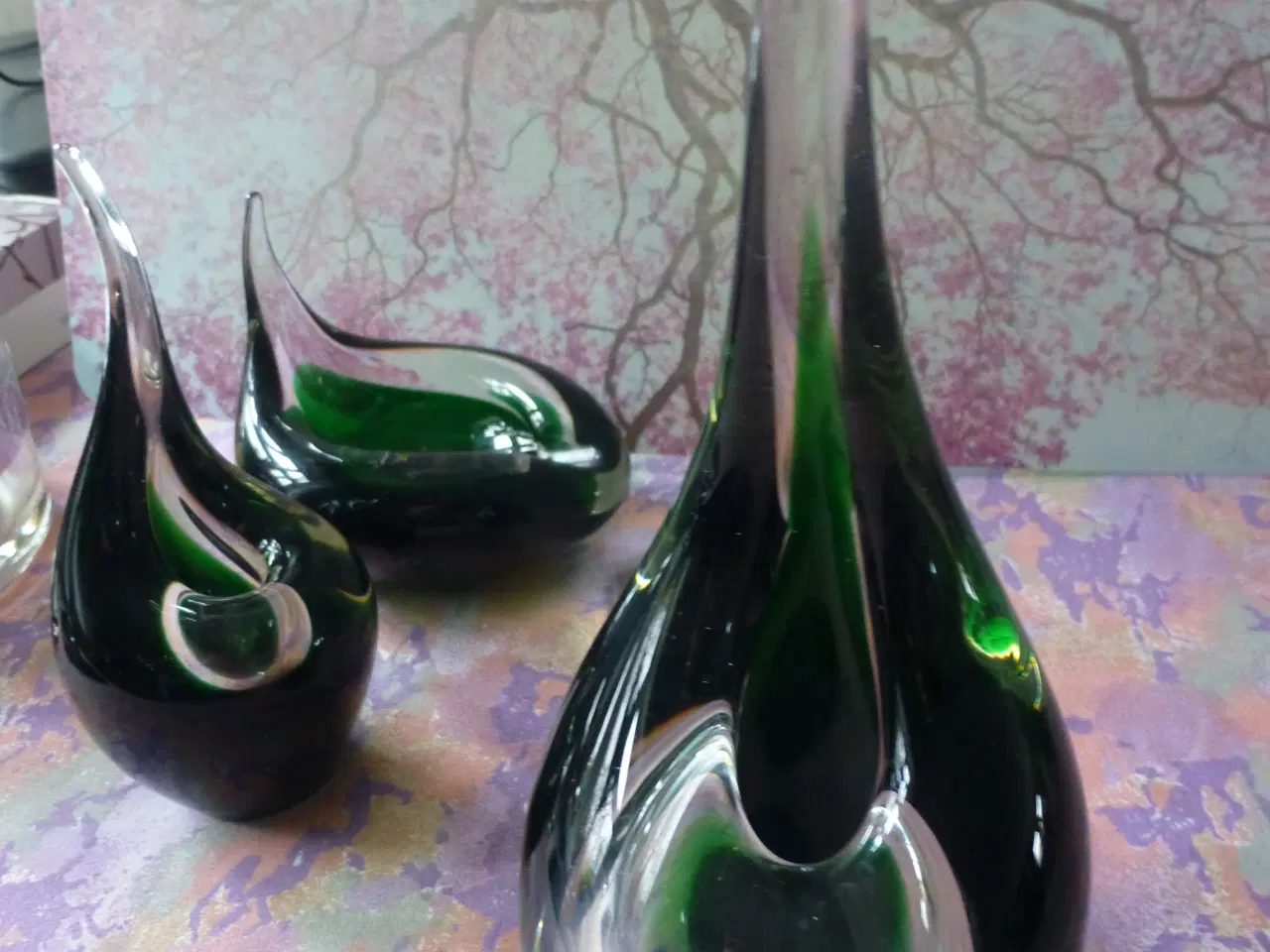 Billede 1 - Flamingo/Orkide Per Lutken Holmegaard