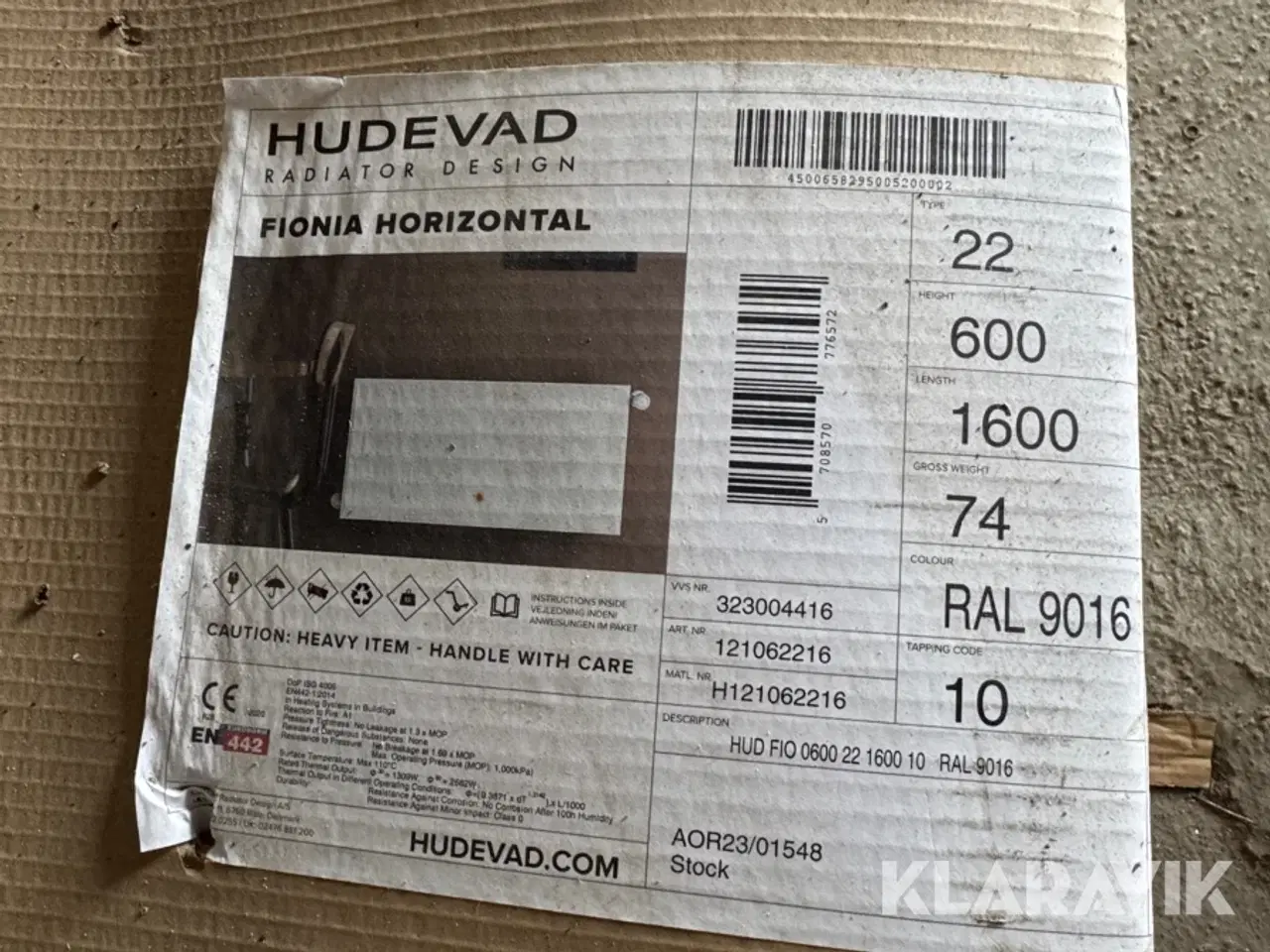 Billede 3 - Radiator Hudevad Radiator Design Fionia Horizontal