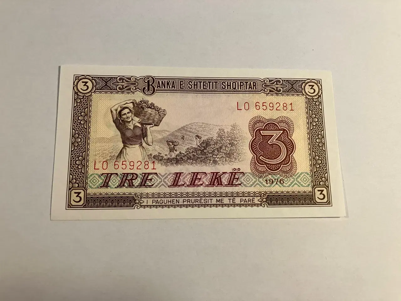 Billede 1 - 3 Leke Albania 1976