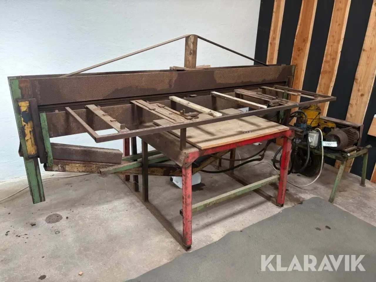 Billede 1 - Pladepresser - specialbygget