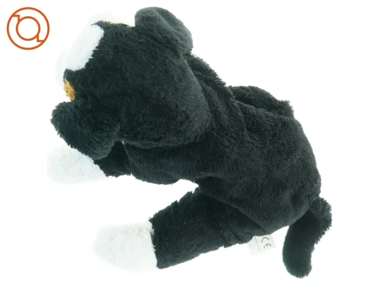 Billede 4 - Sort og hvid bamsehund plysdyr (str. 39 cm)