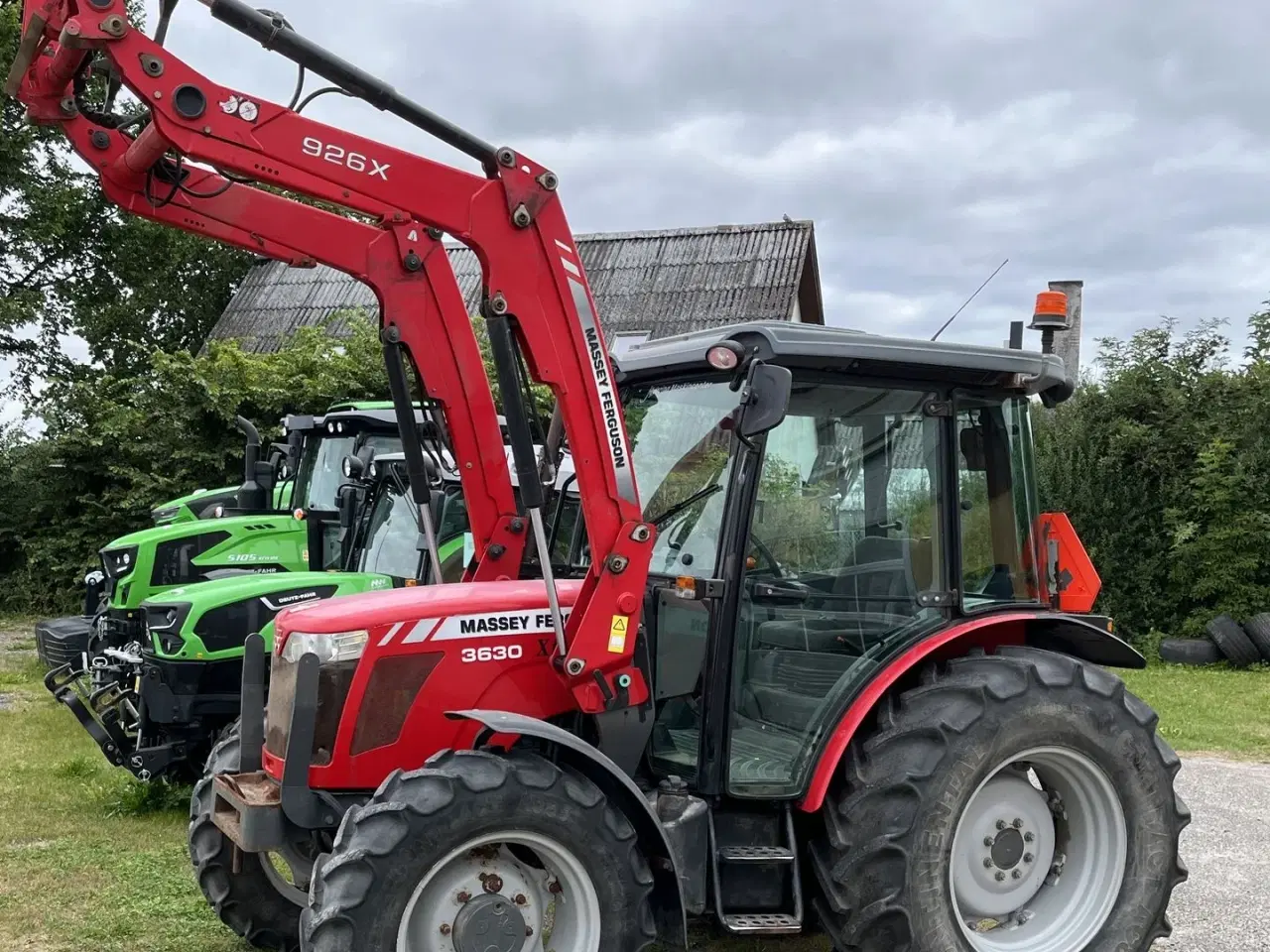 Billede 3 - Massey Ferguson 3630 Xtra  m. 926X læsser timer 2441