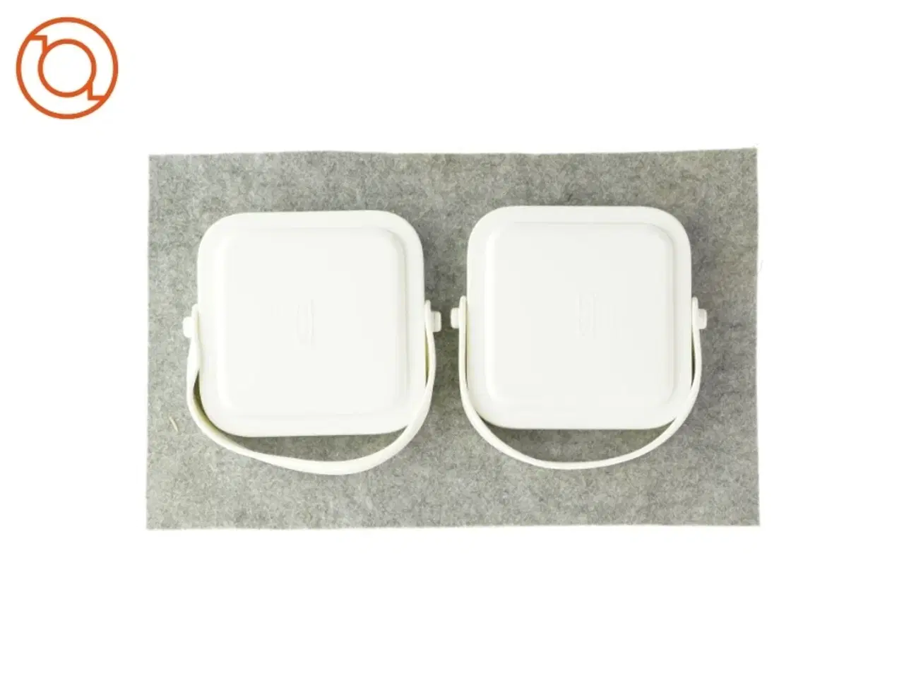 Billede 3 - Køleelement plastkasser (2 stk) fra Ikea (str. LH 16x16x3 cm)