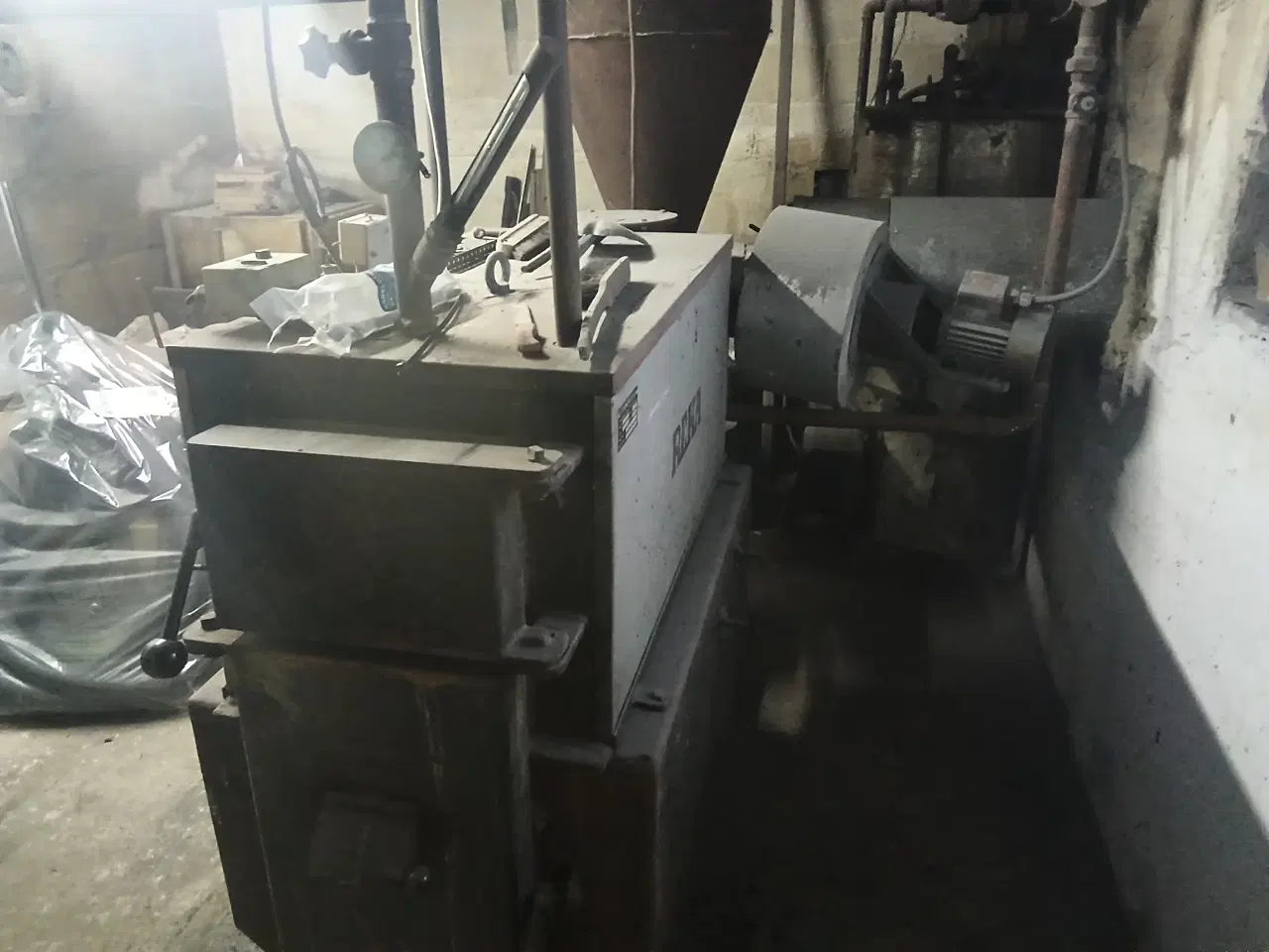 Billede 1 - Reka kedel med stoker til piller og til halm