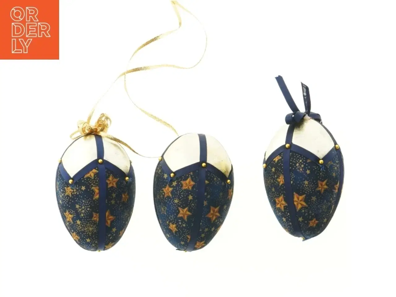 Billede 1 - Dekorative påskeæg (str. 12 x 7,5 cm)