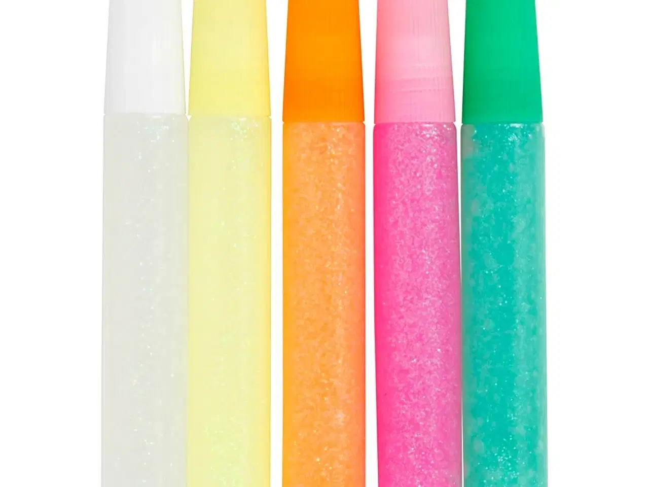 Billede 1 - Pastelfarvet Glitterlim - 5 x 10 ml til Kreativitet