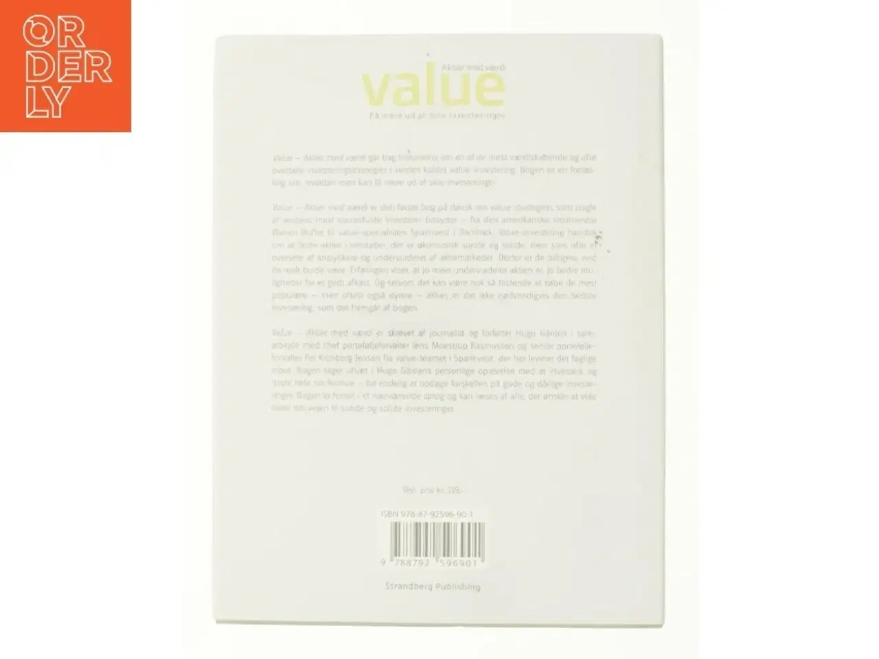Billede 2 - Aktier med værdi - Value (Bog)