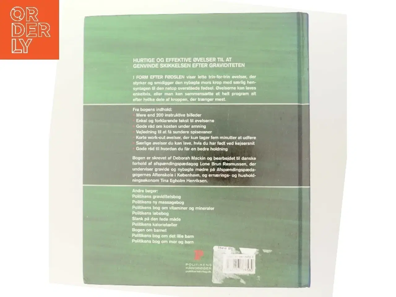 Billede 3 - I form efter fødslen af Deborah Mackin (Bog)