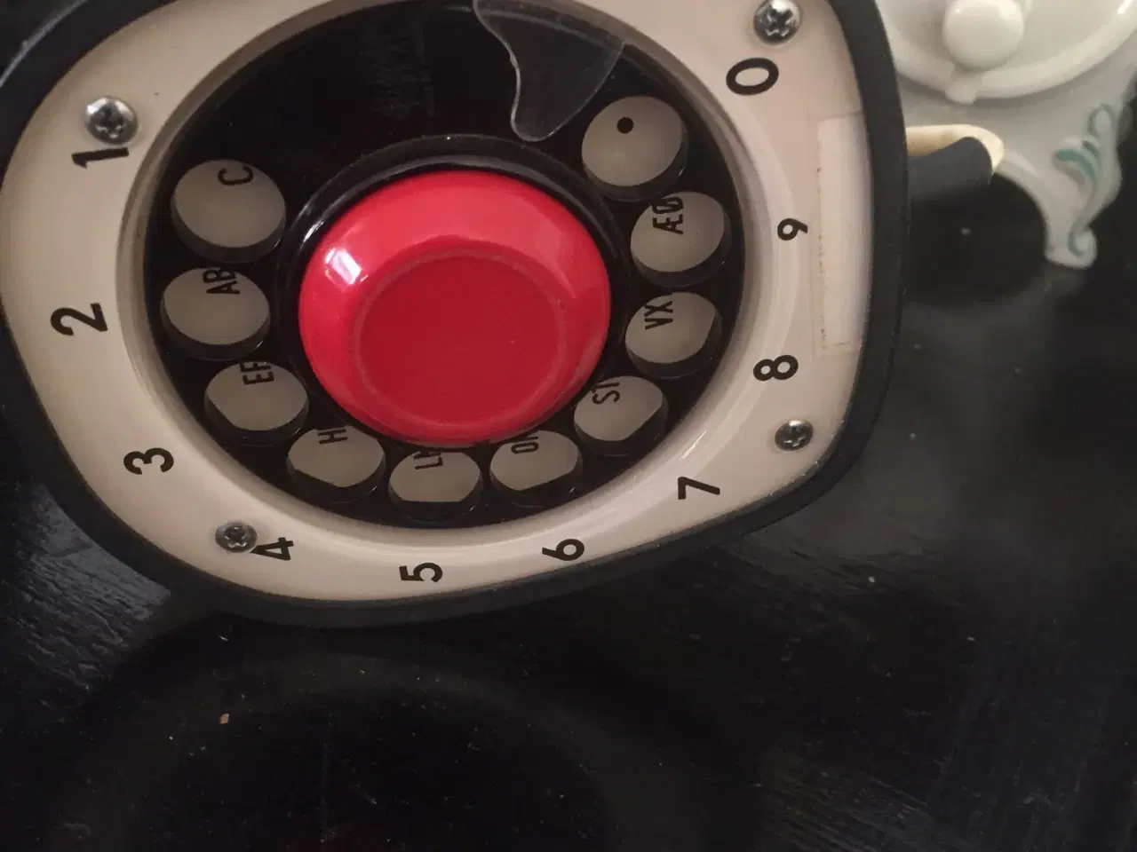 Billede 2 - Retro bordtelefon med drejeskive