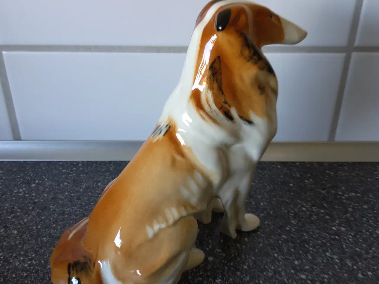 Billede 8 - Porcelæn Figur hund Collie 