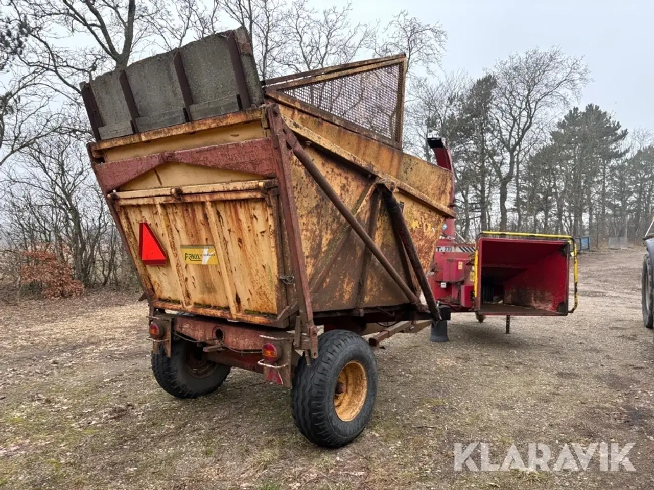 Billede 5 - Flishugger Lindana 270 med højtip vogn til