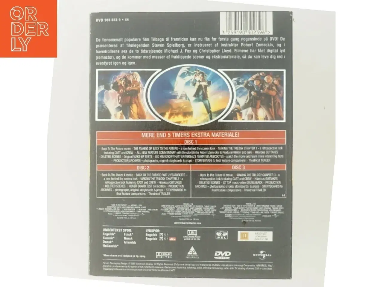 Billede 3 - Tilbage til Fremtiden trilogi DVD-boks fra Universal med Michael J. Fox (DVD)