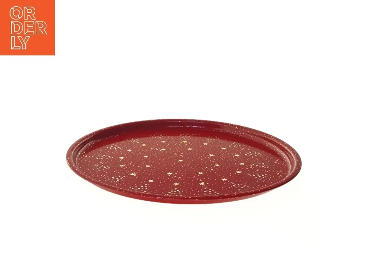 Billede 3 - Vintage Sdahl Rund bakke med juletræ design fra Sðahl (str. Ø 44,5 cm)