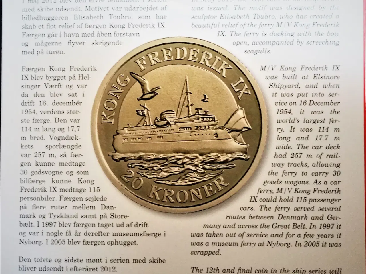 Billede 7 - DET KGL MØNTSÆT 2012 med CHRISTIAN X MONOGRAM 