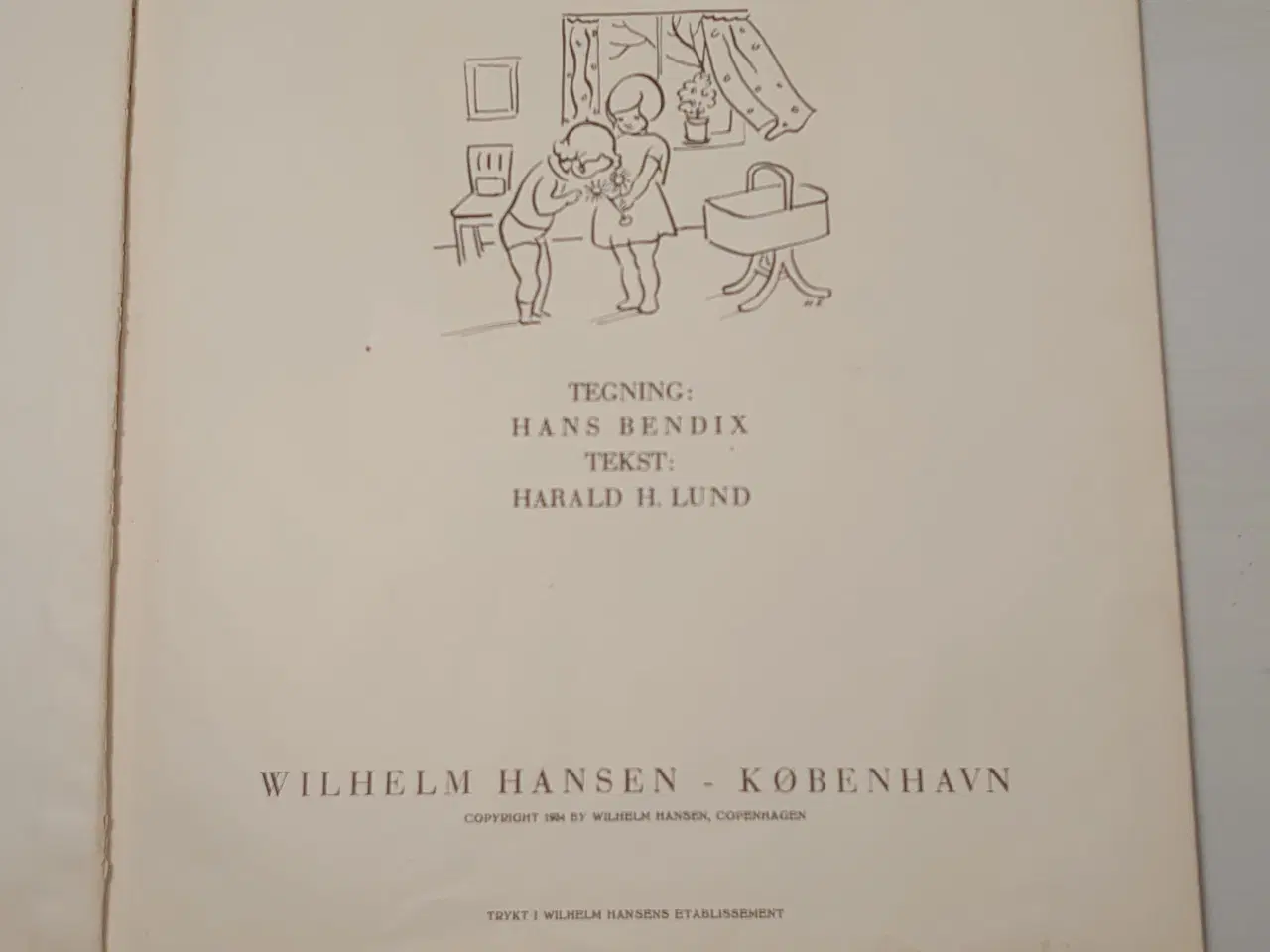 Billede 3 - Harald H. Lund: Mor læser.ill. Hans Bendix. 1934