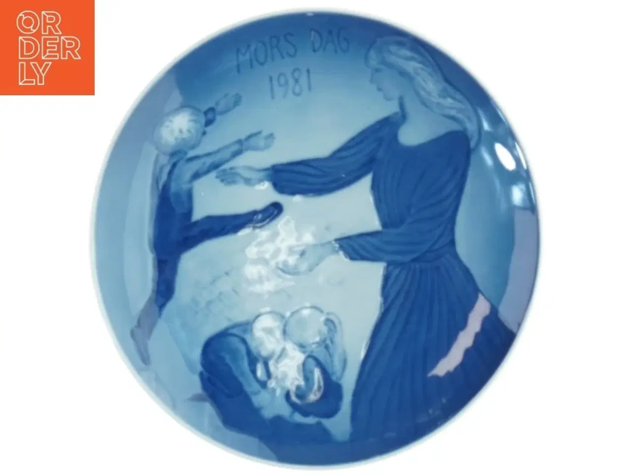 Billede 1 - Mors Dag 1981 platte fra Royal Copenhagen (str. Ø 15,5 cm)