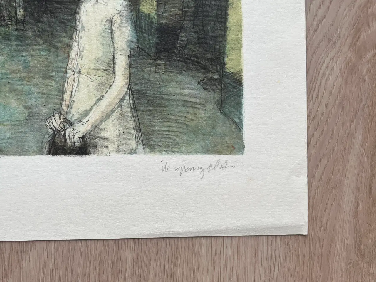 Billede 3 - Ib Spang Olesen litografi