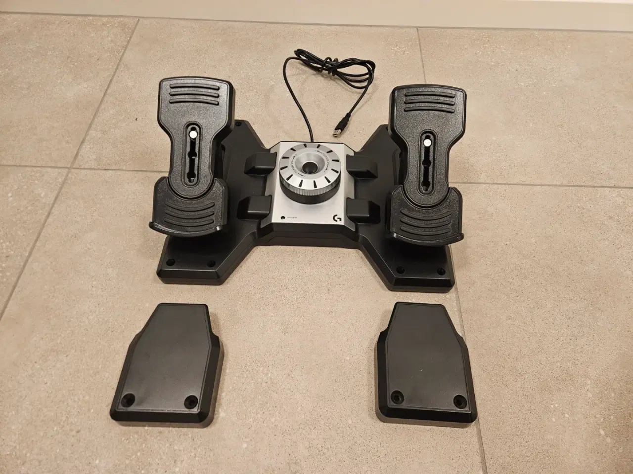 Billede 1 - Logitech G Saitek Pro Flight Rudder Pedals - Pedal