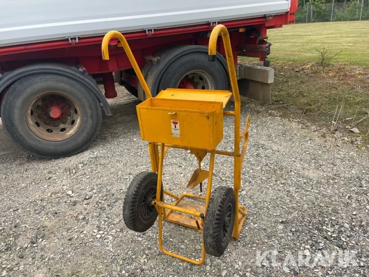 Billede 4 - Vogn til gas og ilt flasker