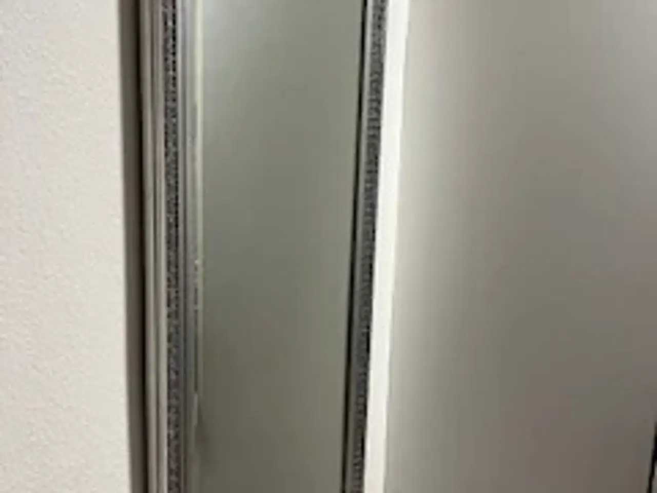 Billede 1 - Antik spejl med sølvramme