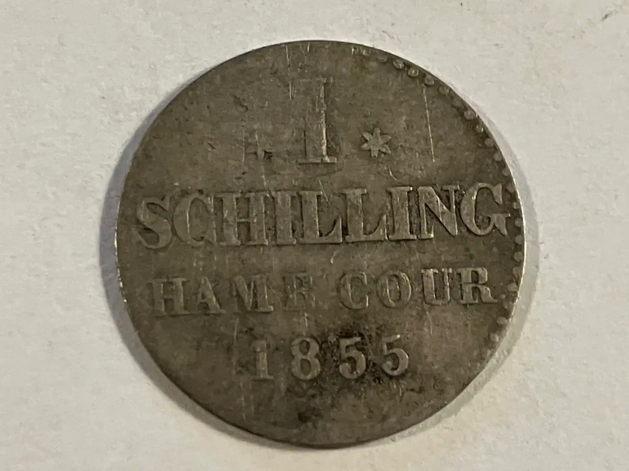Billede 1 - 1 Schilling Hamburg 1855 Germany