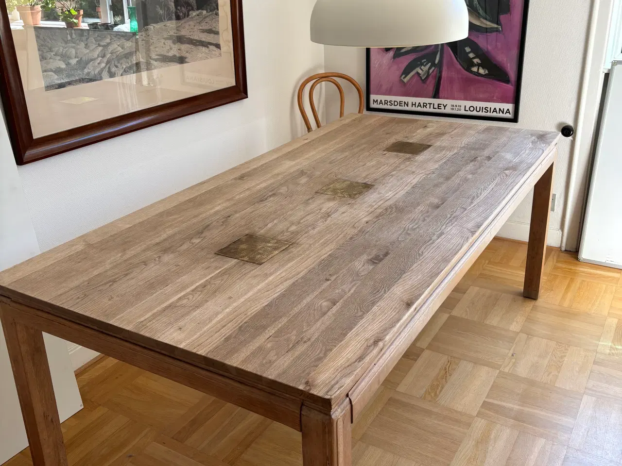 Billede 2 - Stort spisebord i eg 