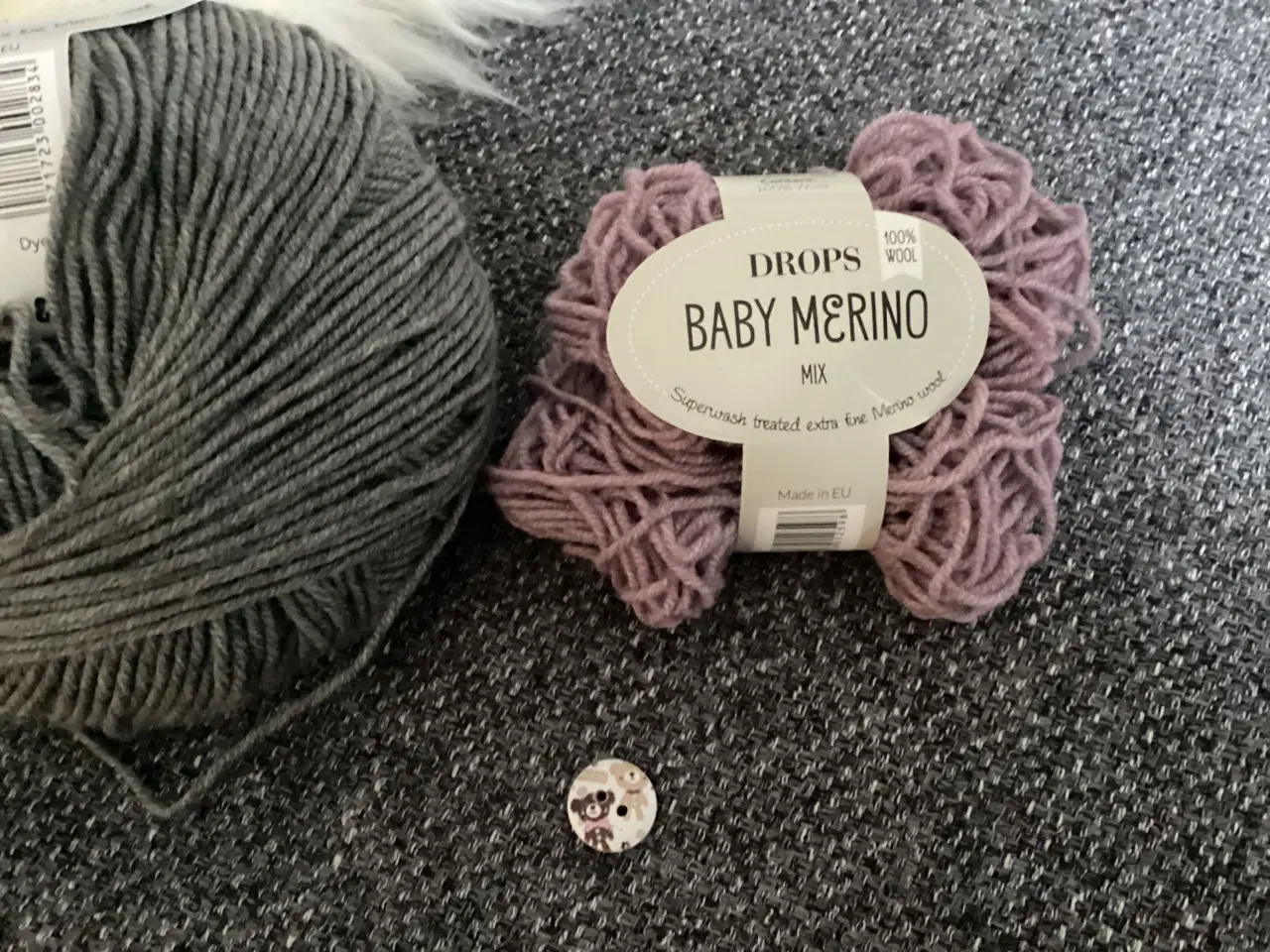 Billede 5 - Håndstrik sæt orkide`farvet merino:Bluse,trøje,hue