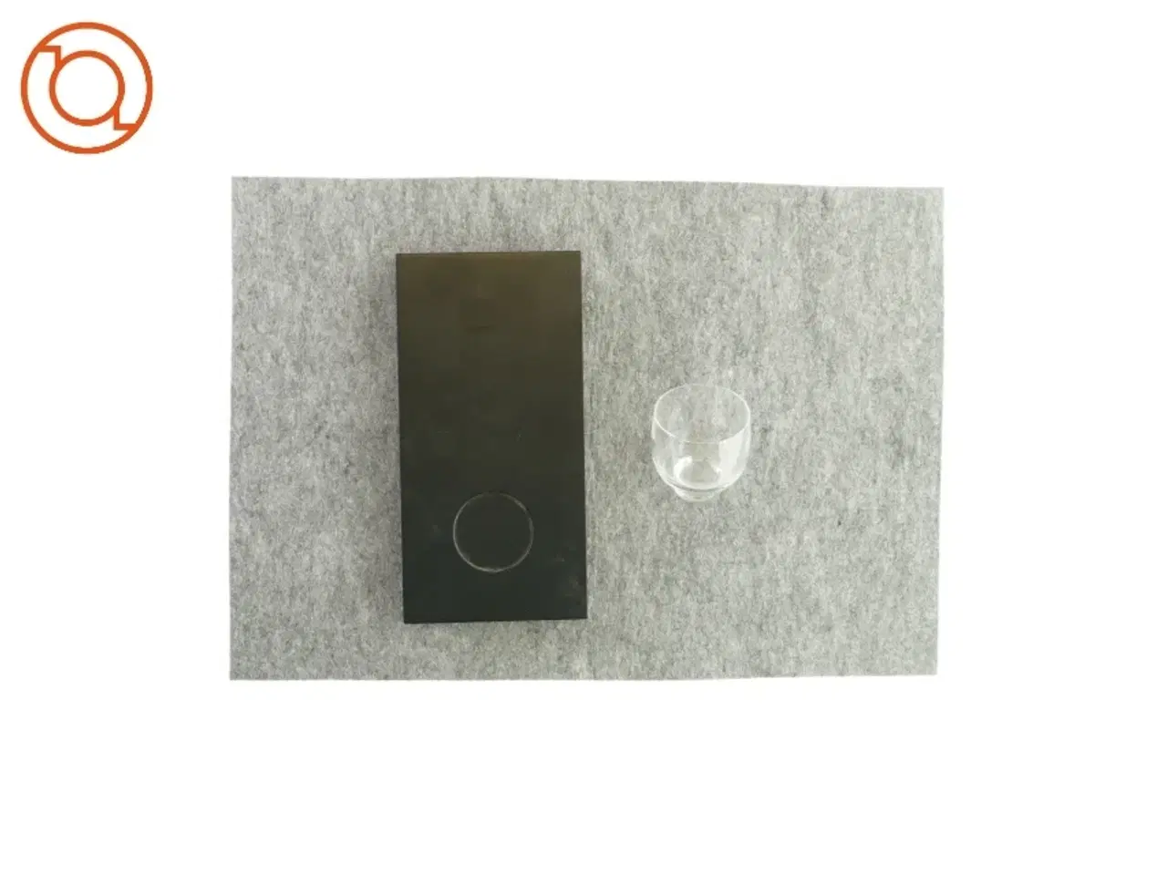 Billede 2 - Dekorationsbakke med lysestage