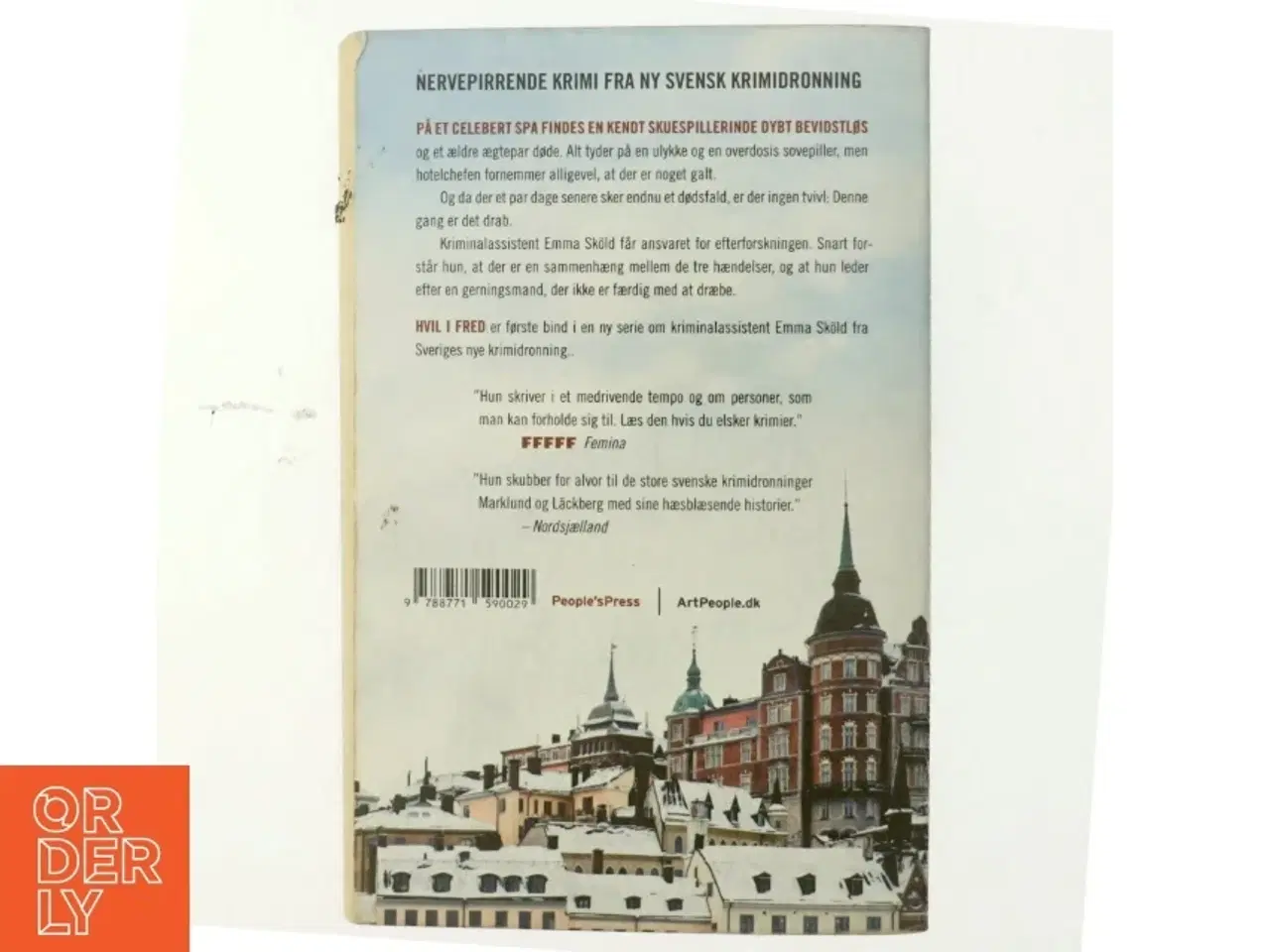 Billede 3 - Hvil i fred : krimi af Sofie Sarenbrant (Bog)