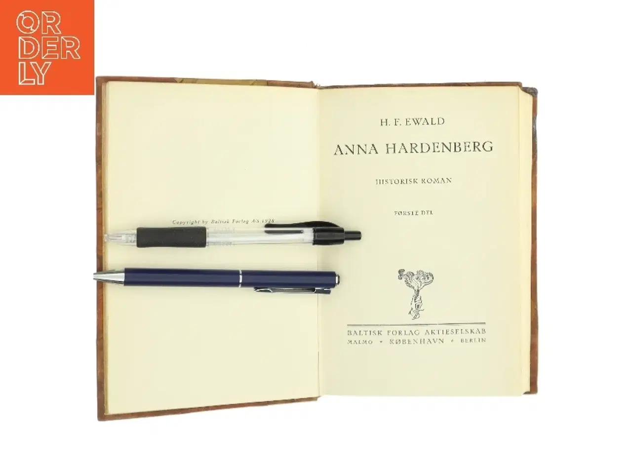 Billede 1 - Anna Hardenberg af H. F. Ewald (Bog)